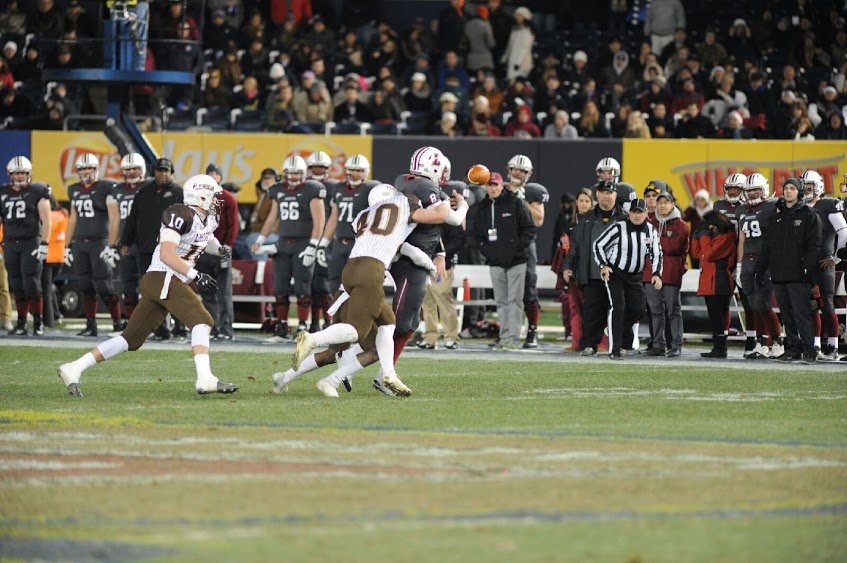 The 150th Lehigh-Lafayette game drew a sellout crowd to Yankee Stadium.