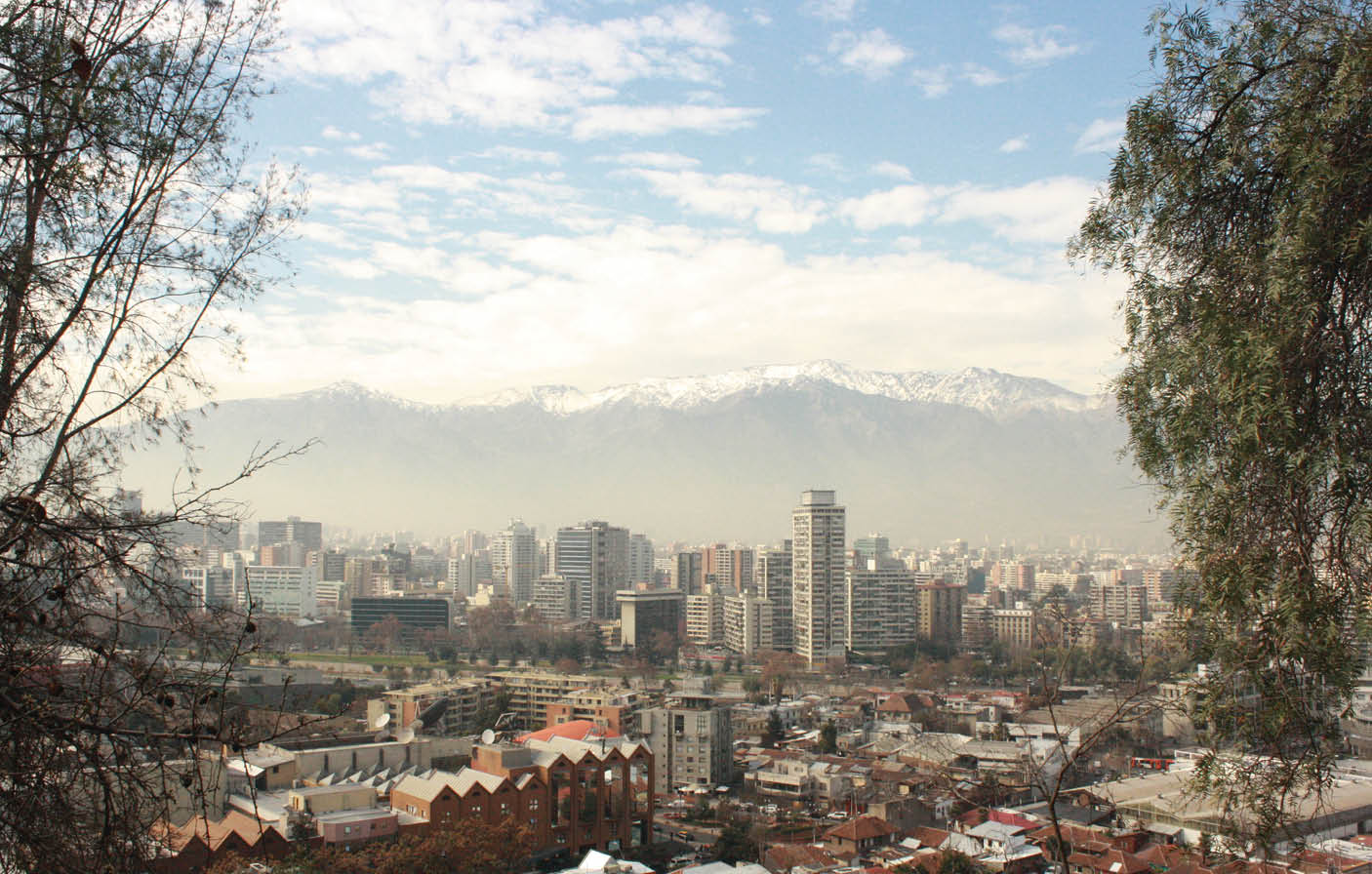 Andes Mountains in Santiago, Chile