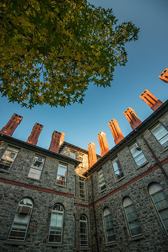 Exterior of a campus building