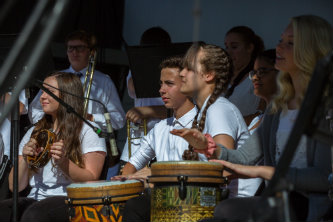 Students perform at Kennedy Center event in Bethlehem, PA