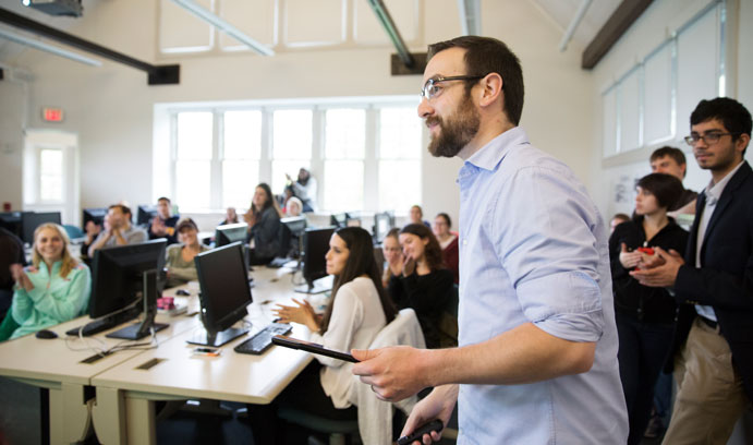 Matt Veto, professor of practice in journalism and communication and adviser to The Brown and White