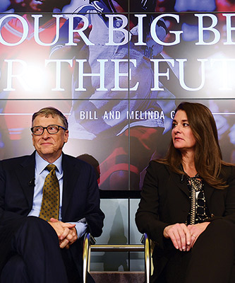 Bill Gates and his wife, Melinda