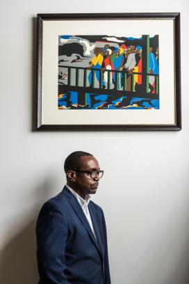 Boothe, the co-founder of Lehigh’s Africana Studies program, is an abstract painter, printmaker and photographer in his own right.