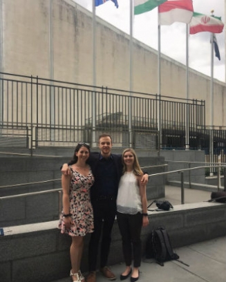 Members of the Lehigh Soterra team at the United Nations