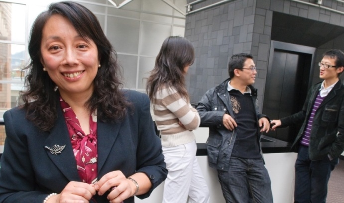 Dongning Wang ’98 Ph.D., a lecturer in the department of modern languages and literature