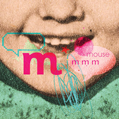 Child mouth saying 'M'