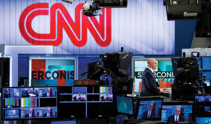 Michael Smerconish on camera at CNN